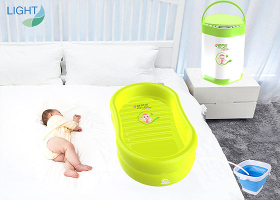Niet Giftige Opblaasbare de Babytonnen van pvc met Slim Water Heater Shower Set